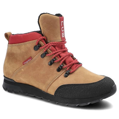 Šnúrovacie Členkové Topánky Nagaba - 072 Brąz