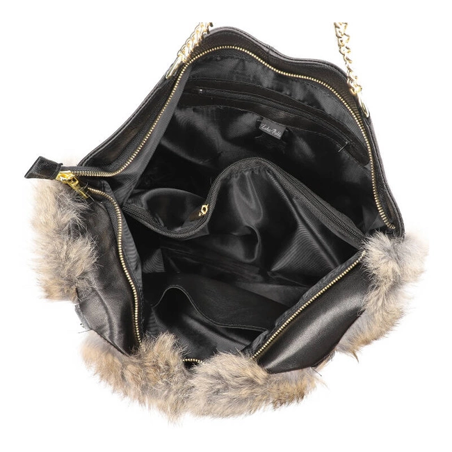 Kabelka Luka-Pelli - T30-2 Z Naturalnym Futrem Z Królika