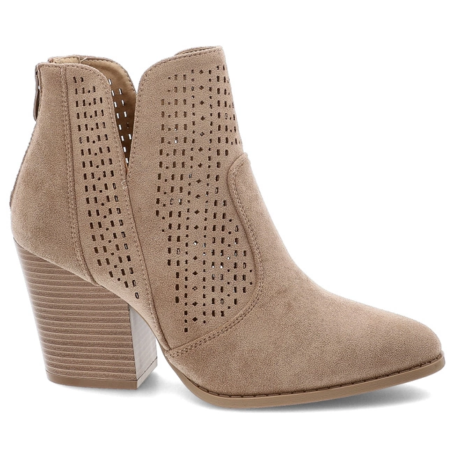 Botki S.BARSKI - HY51-060 Beige