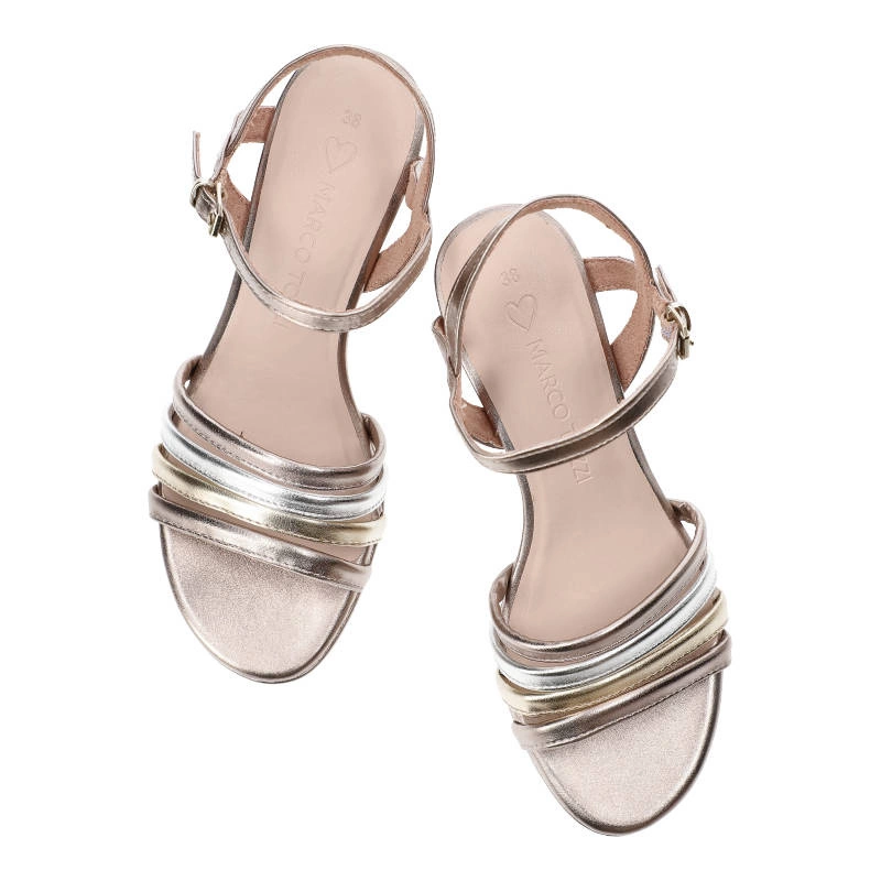 Sandále Marco Tozzi - 2-28309-20 532 Rose Met.Comb