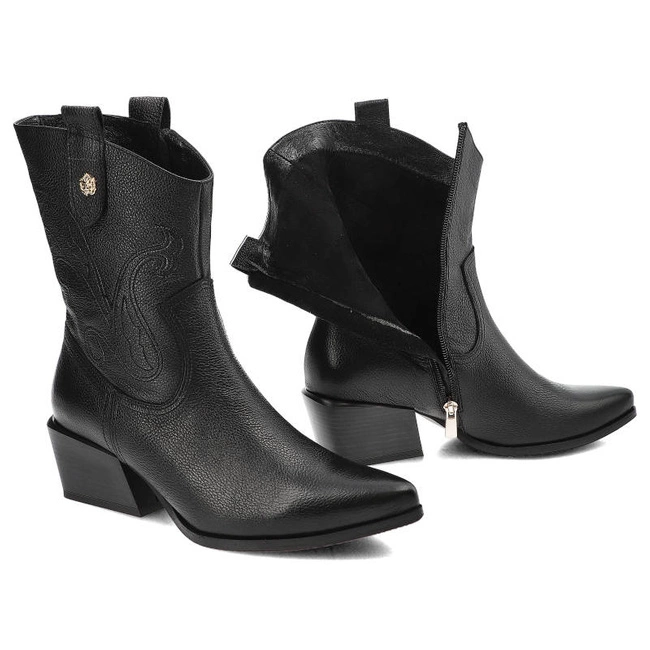 Členkové Topánky Karino - 4595/076-F Czarny/Lico