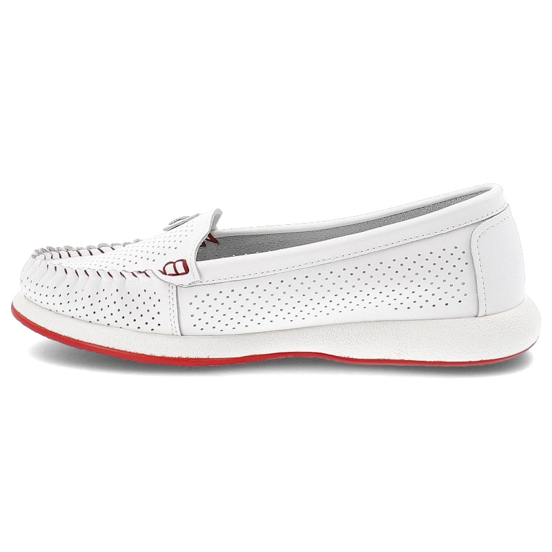 Mókazíny S.BARSKI - LR51-673 White/Red