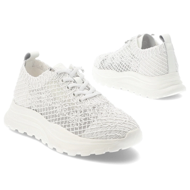 Tenisky VINCEZA - 66726 WH Biały