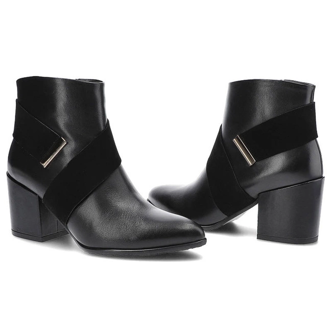 Členkové Topánky Szydłowski - 2201 CP-1+Z-1 Czarny