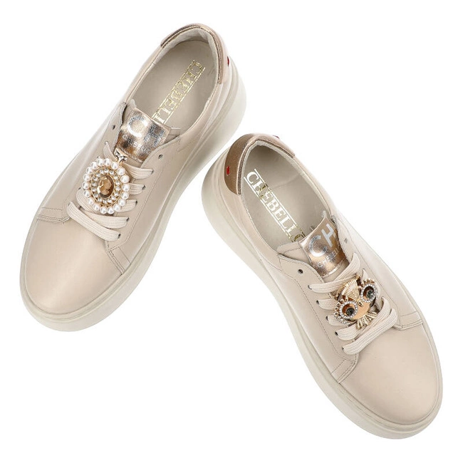 Tenisky Chebello - 4411_-157-495-PSK-S251 Śmietanka