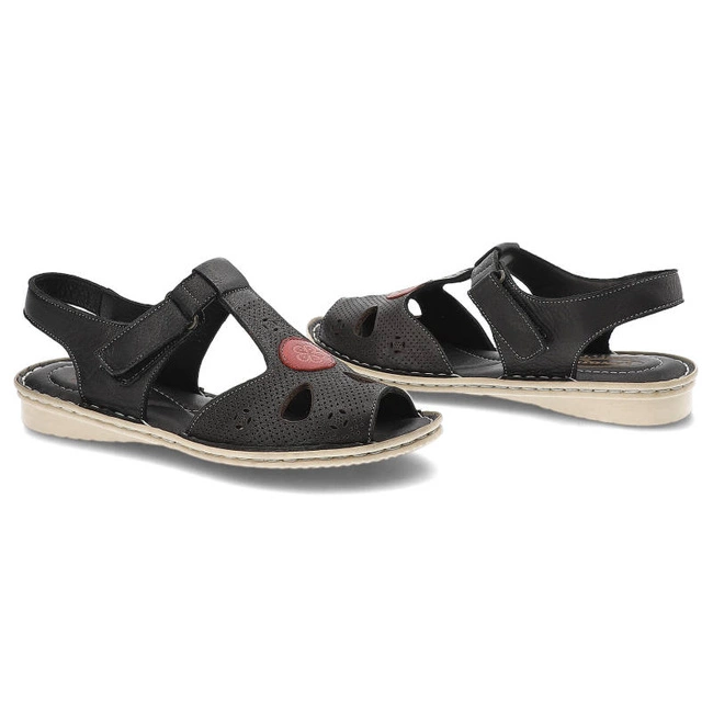 Sandále Lanqier - 38C372 Black