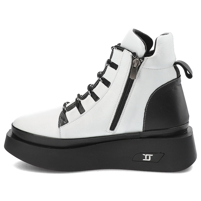 Členkové Topánky Artiker - 55C0812 Biały/Czarny