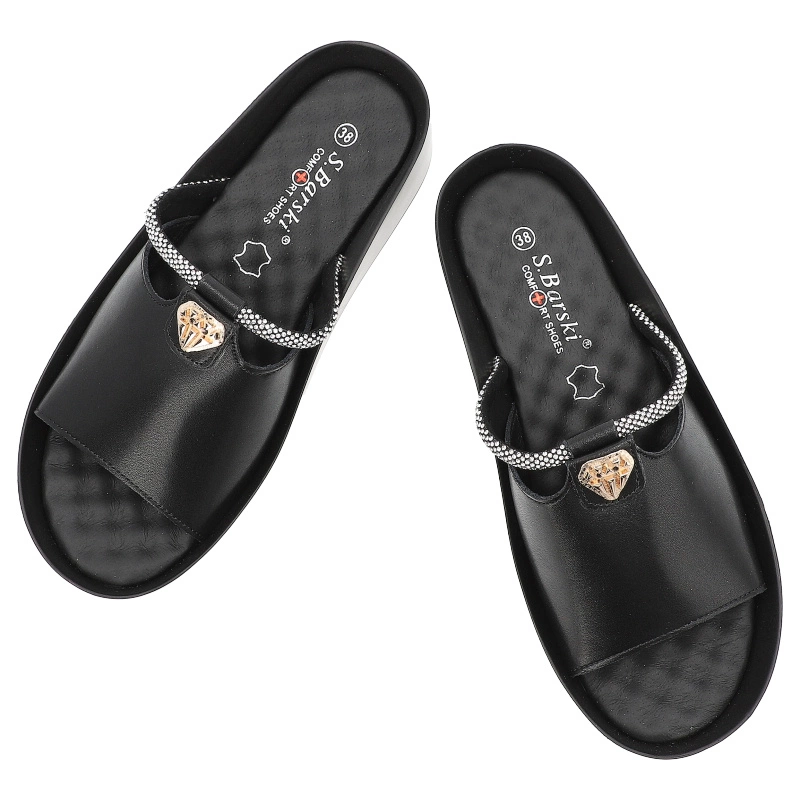 Šľapky S.BARSKI - KV51-034 Black