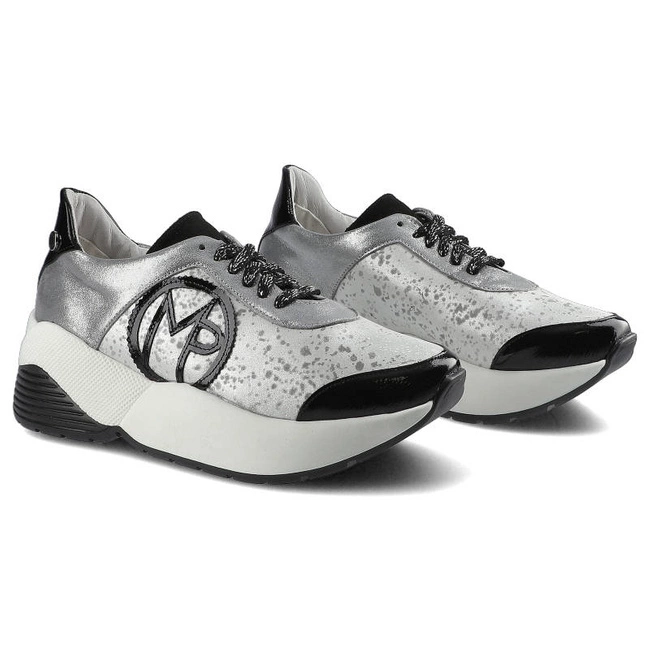 Tenisky Massimo POLI - 2Y1-20-0633 Sk.Srebro/Czarna