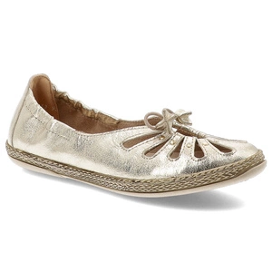 Baleríny ARMODO - 10179 Kryształ Złoto