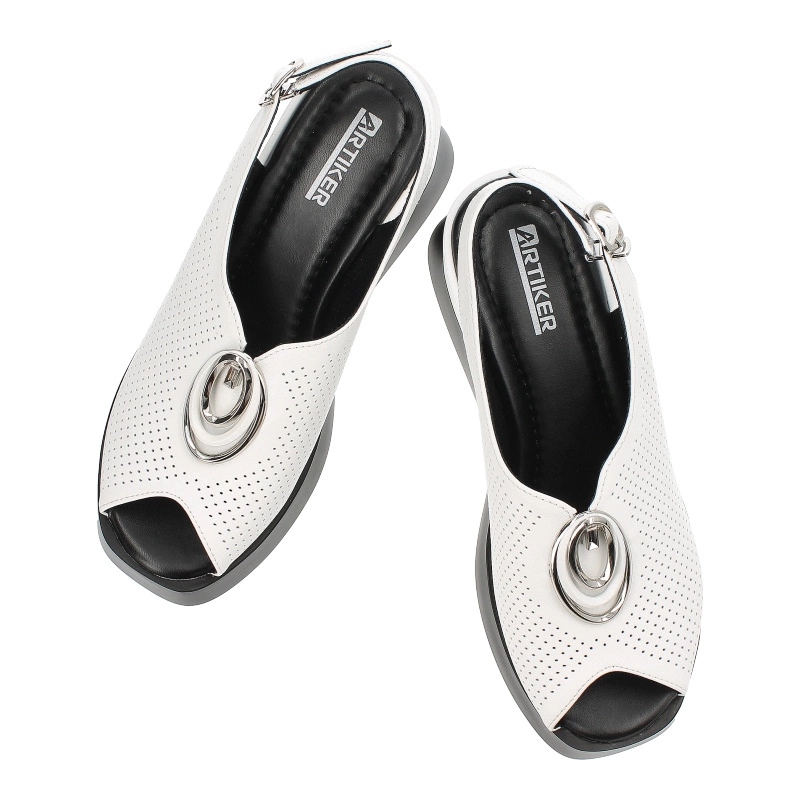 Sandále Artiker - 54C1352 Biały