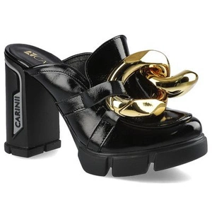 Šľapky Carinii - B7351_-070-000-000-E36 Czarny