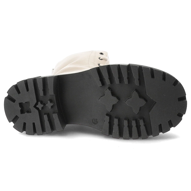 Členkové Topánky Wasak - 0739 Ecru Groszek