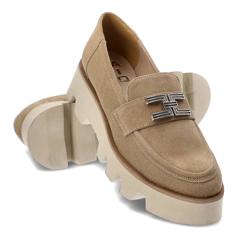 Poltopánky Karino - 4579/007-P Piasek/Welur