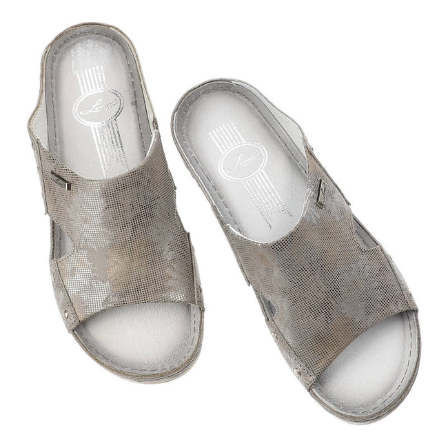 Šľapky Lemar - 50055 Margaretki Szary