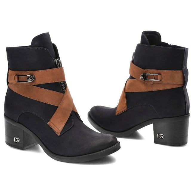 Členkové Topánky Carinii - B4053_K59-793-POL-861 Granat