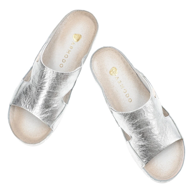 Šľapky Armodo - 50055 Kryształ Srebro