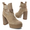 Členkové Topánky Carinii - B9785_-R30-000-000-F10 Beż