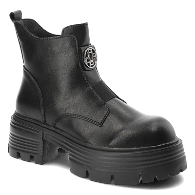 Členkové Topánky Filippo - DBT6432/24 BK Czarny