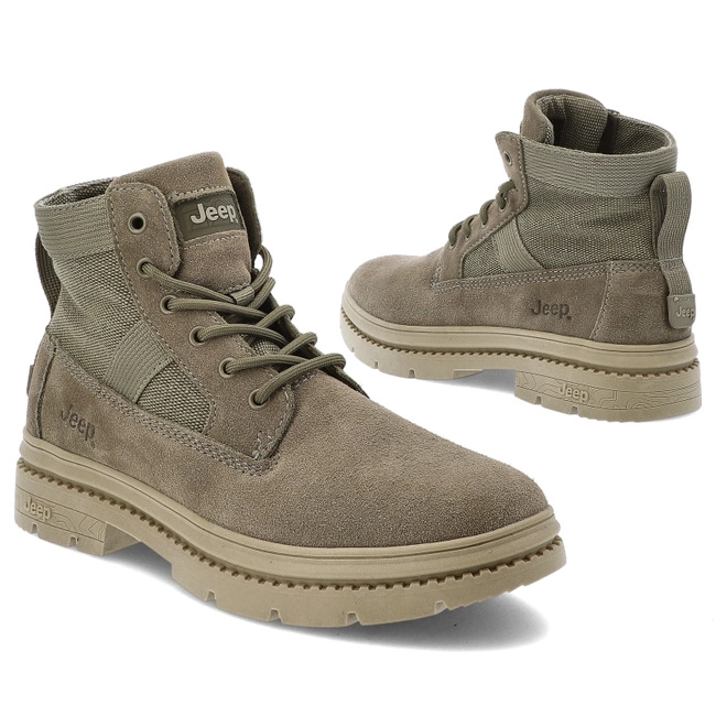 Turistické Topánky JEEP - Tuareg S JM41160S 020 Military