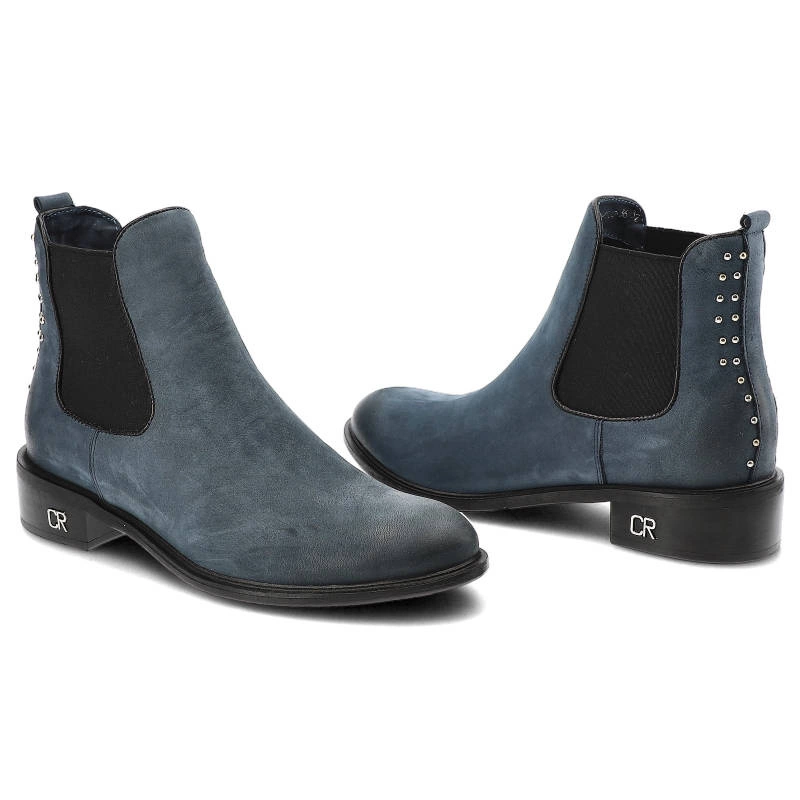 Členkové Topánky Chelsea Carinii - B4560_M08-E50-POL-C58 Granatowy