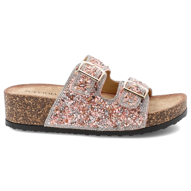 Šľapky SCA'VIOLA - L-46 Pink