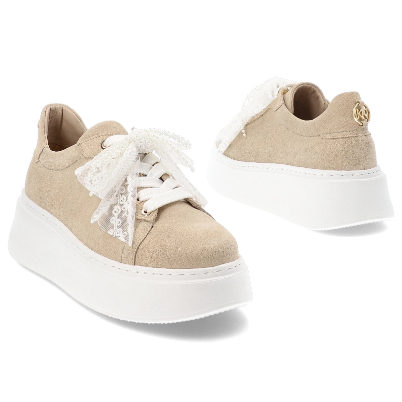 Tenisky KARINO - 5689/022-P Nude/Welur