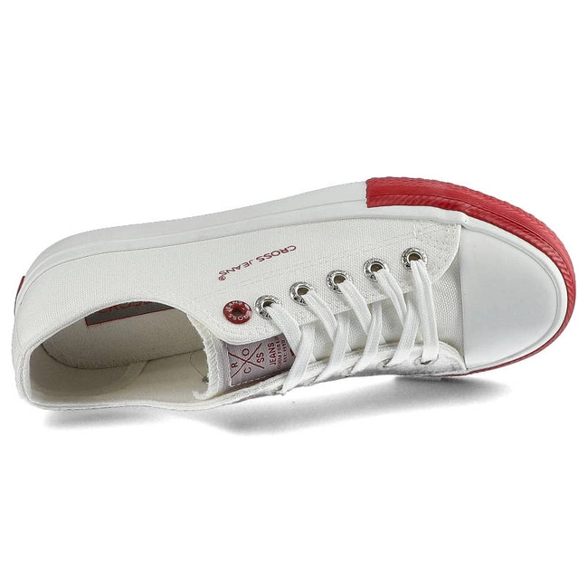 Plátenky Cross Jeans - FF2R4067C Biały