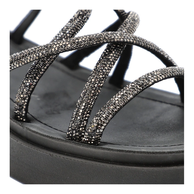 Sandále FILIPPO - DS6898/25 BK Czarny