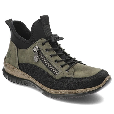 Členkové Topánky Rieker - N32G3-54 Green Combination