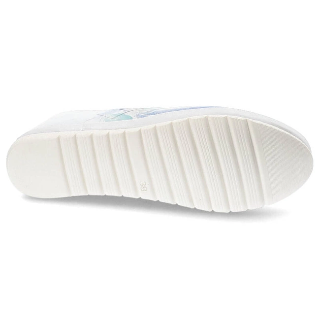 Baleríny Armodo - 2460/PK Biały/Pióra