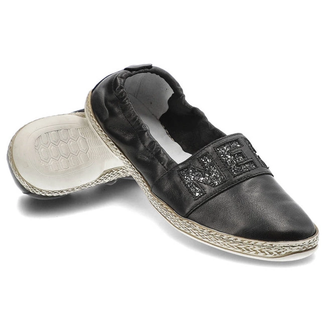Espadrilky Lemar - 10035 Sv.Czarny/Szkło