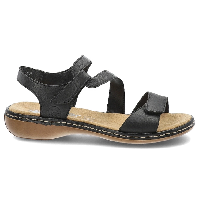 Sandále RIEKER - 659C7-00 Black