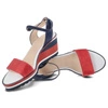 Sandále Damiss - DS-269 Czerwony Zamsz/Granat Zamsz