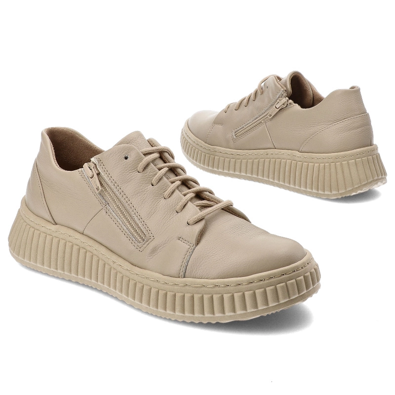 Tenisky Wasak - 602M Ecru Groszek