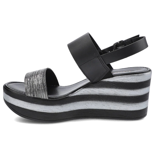 Sandále Tamaris - 1-28334-22 025 Blk/Pewter Str