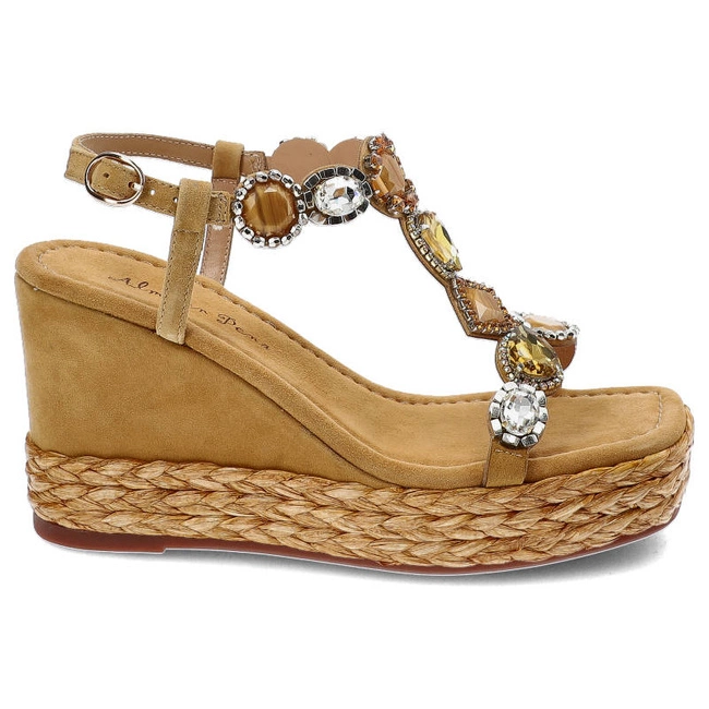 Sandále Alma en Pena - V23510 Suede Mustard