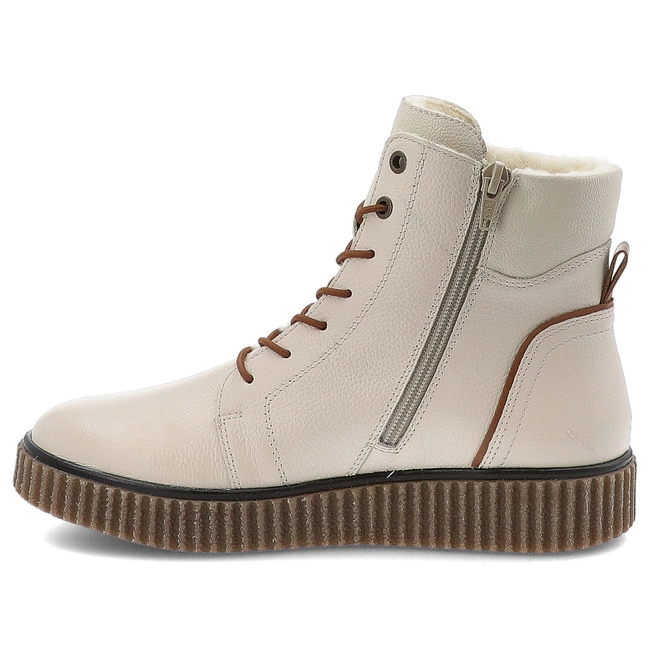 Šnúrovacie Členkové RIEKER - Y4303-80 White