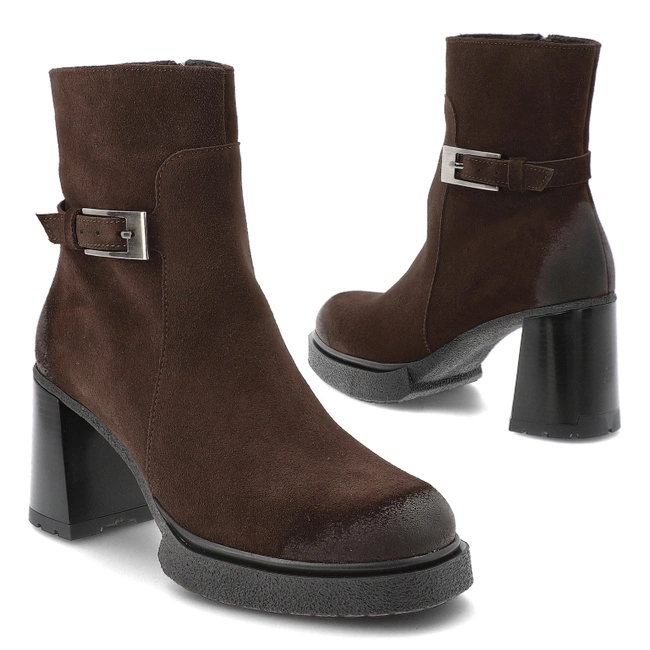 Členkové Topánky ARMODO - 60569 W.Czekolada+Cn