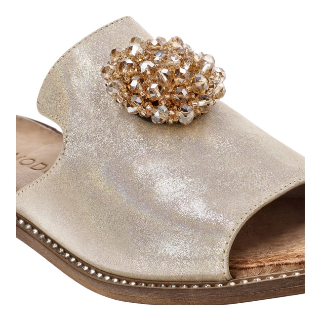 Šľapky Armodo - 37C83 Złota Satyna