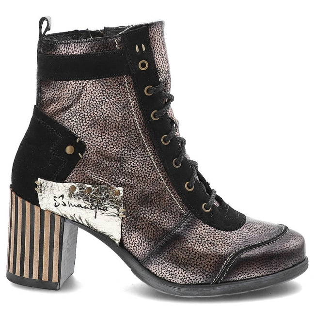 Členkové Topánky Maciejka - 06127-01/00-4 Czarny+Złoty