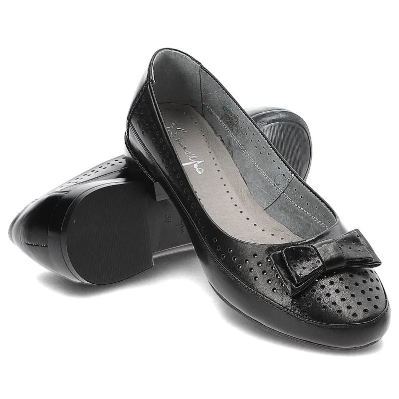 Baleríny Maciejka - 02946-01/00-5 Czarny