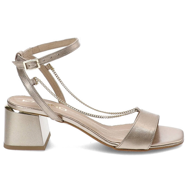 Sandále Karino - 4549/074-P Złoty/Lico