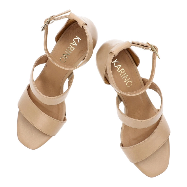 Sandále KARINO - 5677/022-P Beż/Lico