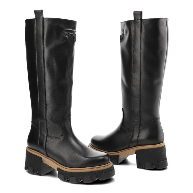 Čižmy Karino - 4517/076-F Czarny