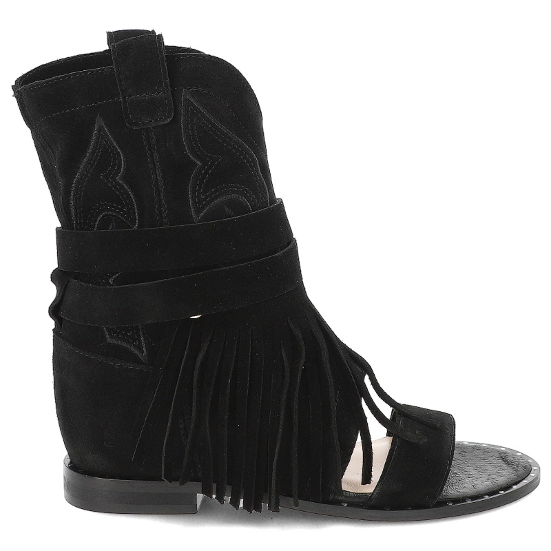 Členkové Topánky Carinii - B9573_-H20-000-000-B89 Czarny