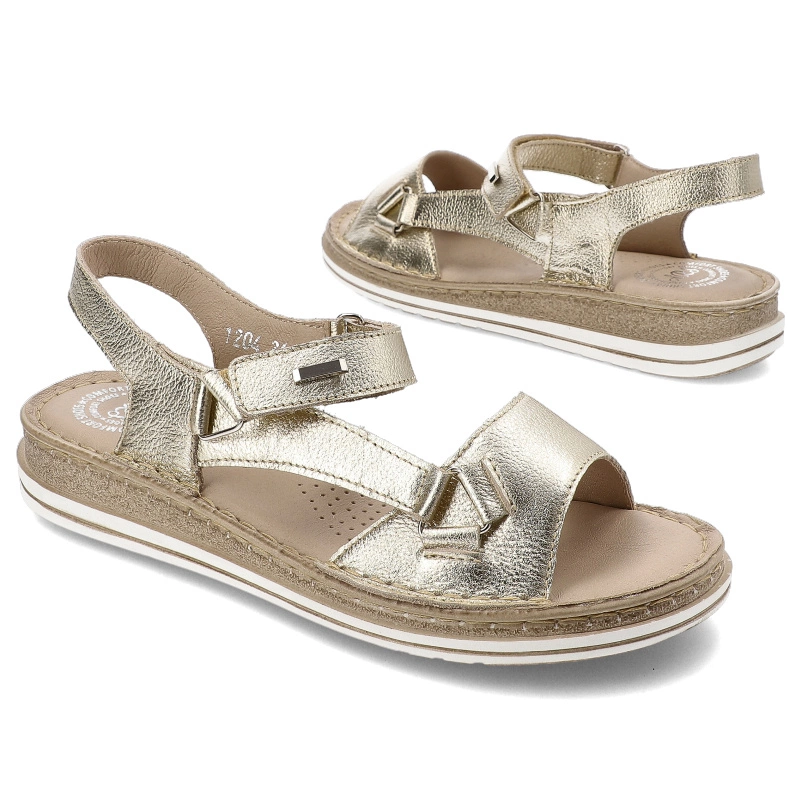 Sandále Armodo - 1204 D85 Złoty Floter