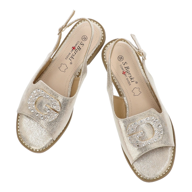 Sandále S.BARSKI - KV51-081 Lt.Gold