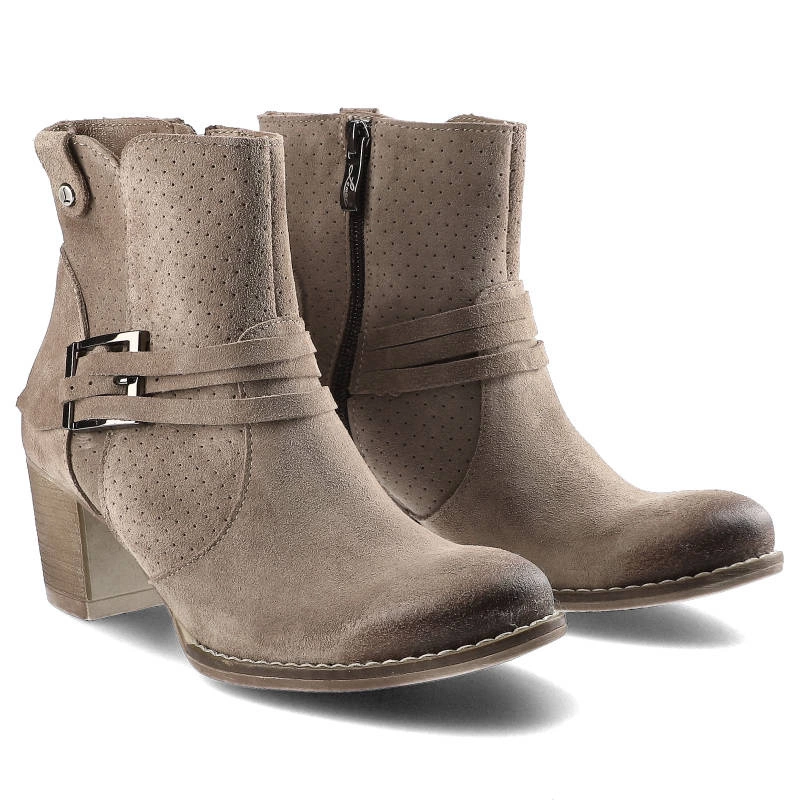 Členkové Topánky Lemar - 30050 W.Taupe+Perf