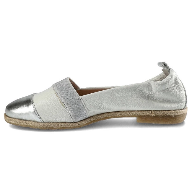 Poltopánky Lamelia - 40C1167 Biały/Srebrny